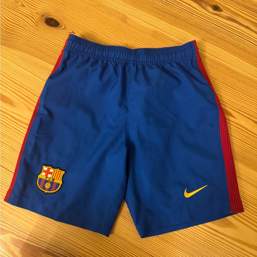Nike FCB Soccer Shorts YouthSize Medium